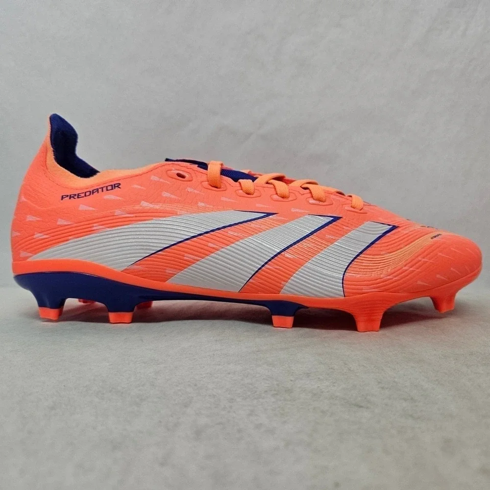 Adidas Predator League FG/MG Soccer Cleats‎ JI1115 Orange Blue Men's Size 10.5